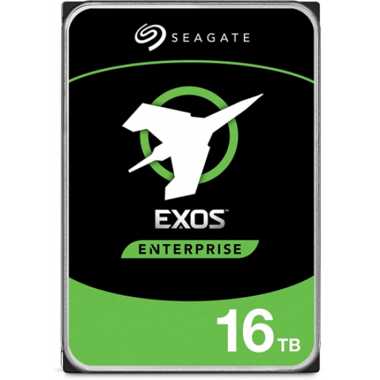 SEAGATE EXOS X16, ST16000NM001G, 3.5’’, 16TB,  256Mb, 7200 Rpm, 7/24 Enterprise, DATA CENTER-GÜVENLİK-NAS-SERVER, HDD