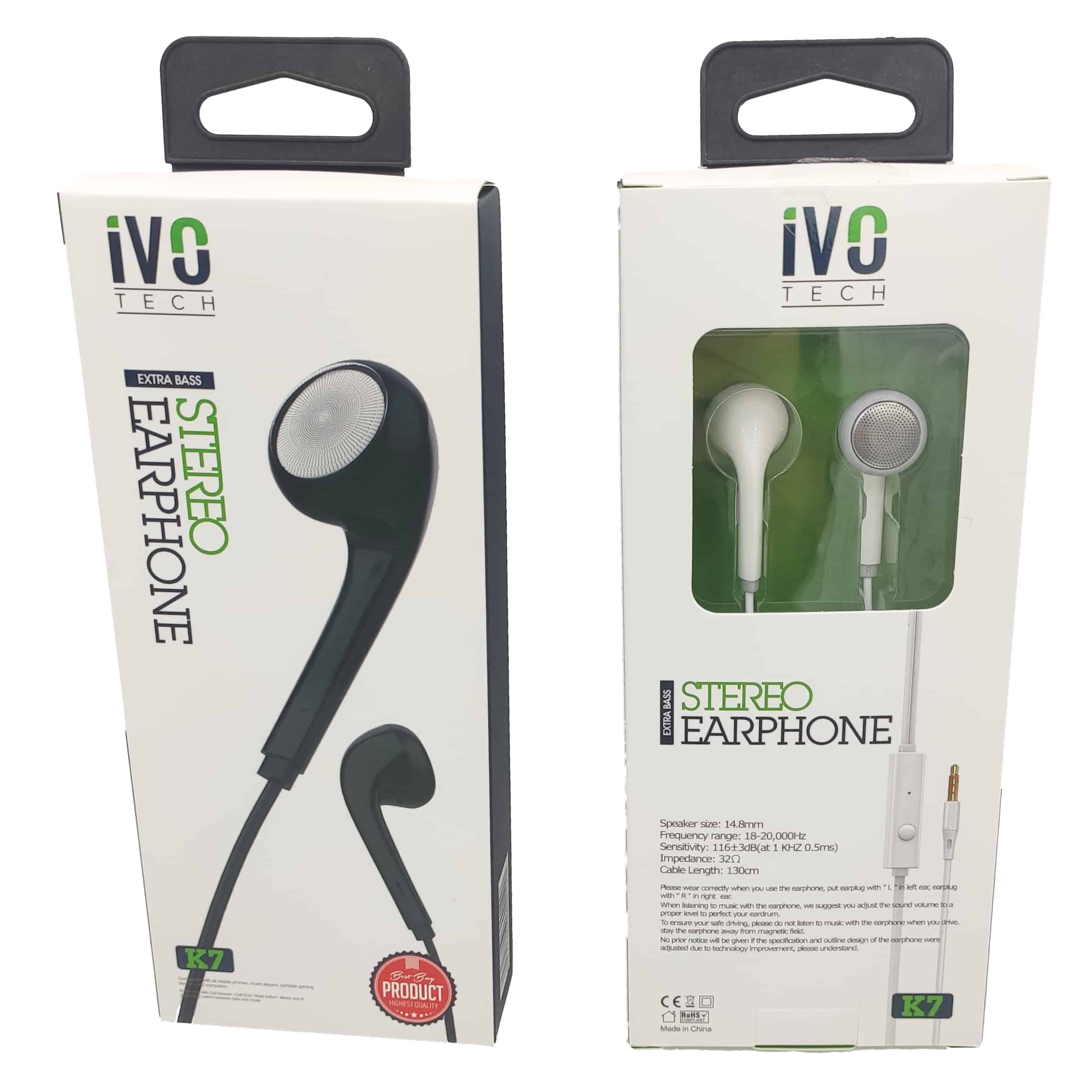 Stereo%20Earphone%20Kablolu%20Kulaklık%20(Siyah%20Beyaz)%20İvotech%20%20K7