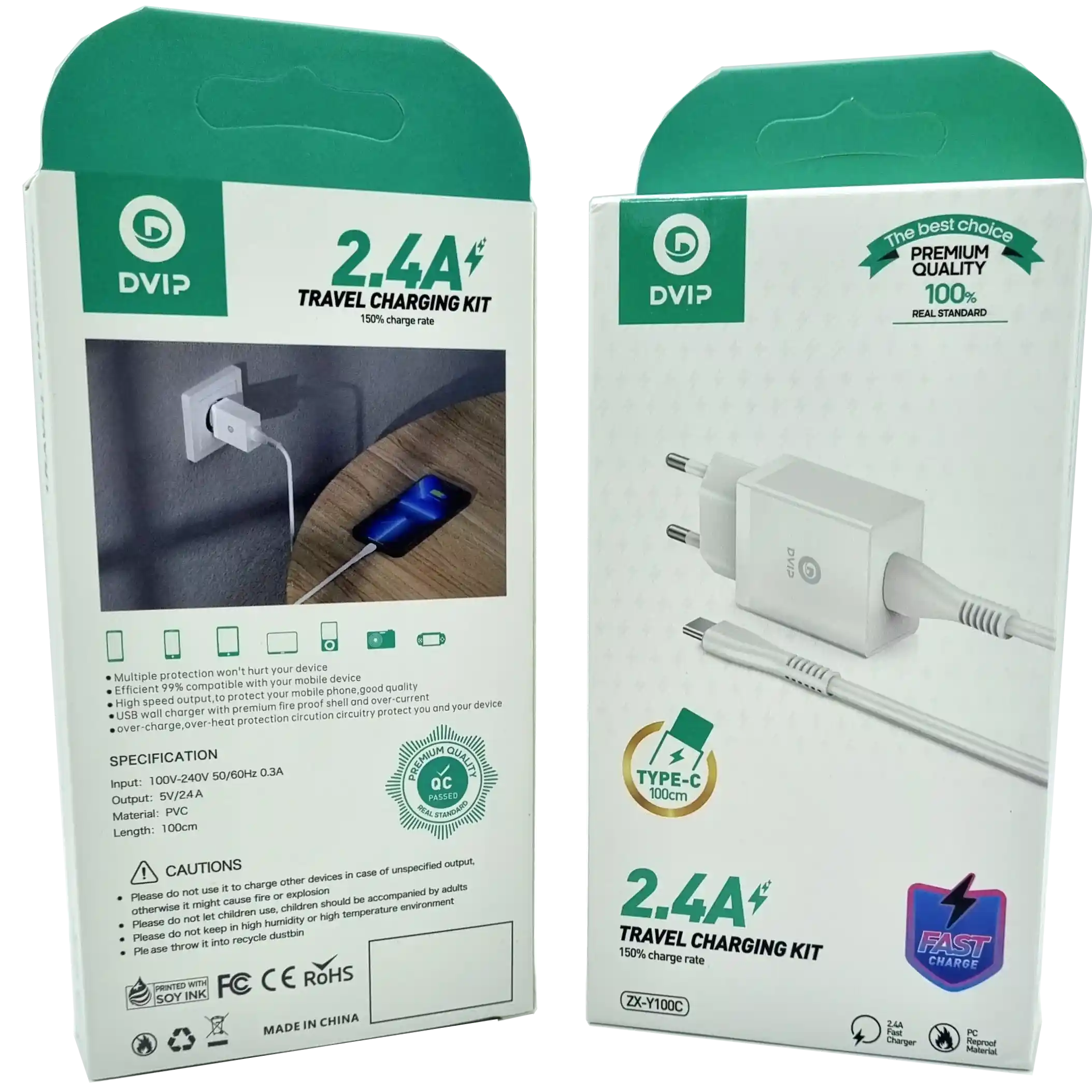 2.4A%20TYPE-C%20Usb%20Şarj%20Aleti%20Dvıp%20ZX-Y100C