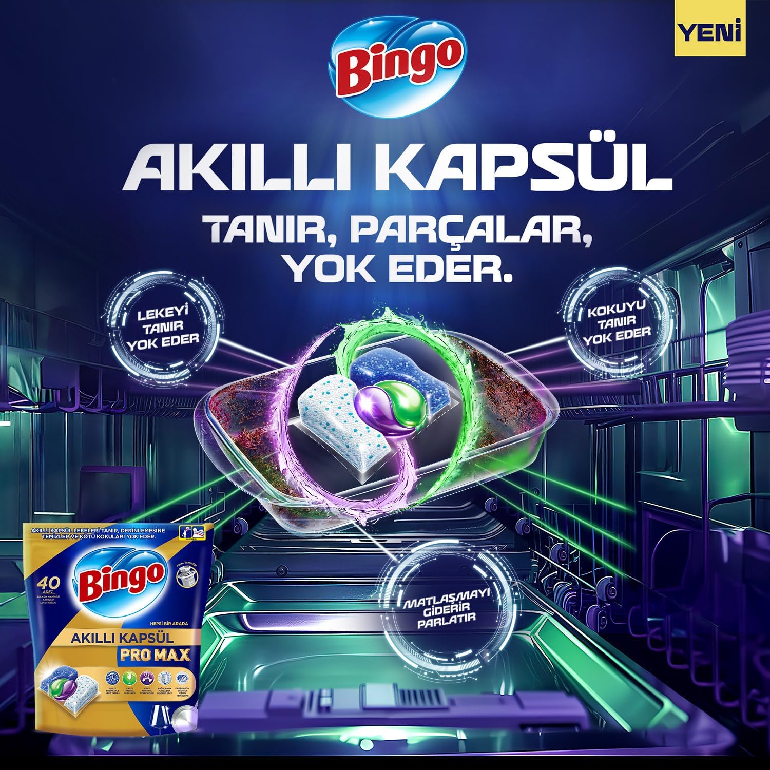 Bingo%20Pro%20Max%20Bulaşık%20Makinesi%20Deterjanı%20Tableti%2040’lı