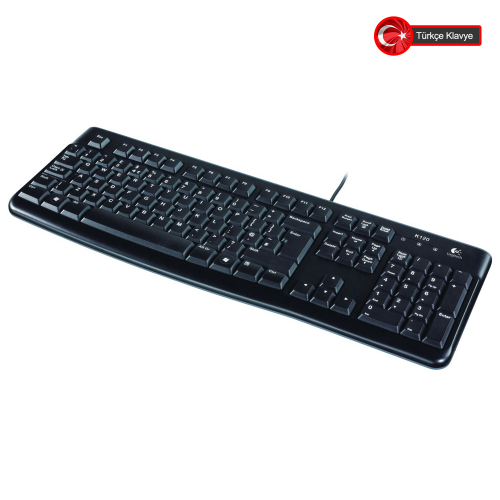 LOGITECH%20K120,%20920-002505,%20USB%20Kablolu,%20Türkçe%20Q,%20Standart%20Klavye