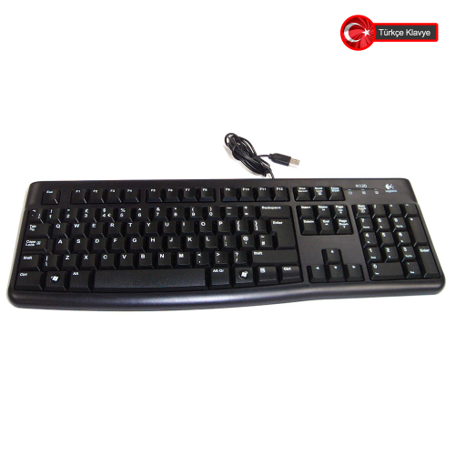 LOGITECH%20K120,%20920-002505,%20USB%20Kablolu,%20Türkçe%20Q,%20Standart%20Klavye