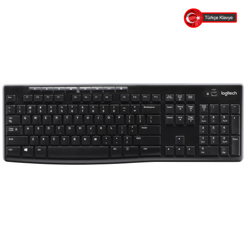 LOGITECH%20K270,%20Siyah,%20920-003761,%20Kablosuz,%20Türkçe%20Q,%20Multimedya%20Klavye