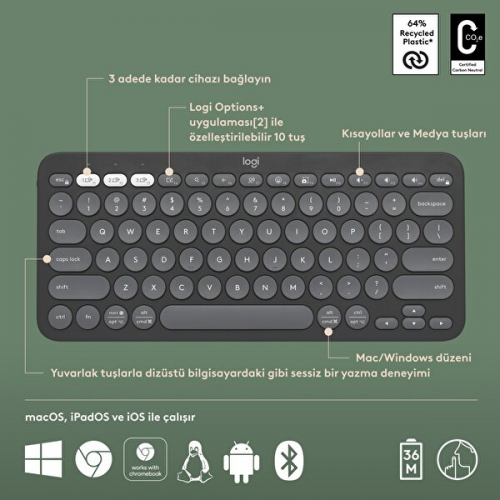 LOGITECH%20K380S,%20Pebble%20Keys%202,%20%20Siyah,%20920-011859,%20Bluetooth,%20Türkçe,%20Q,%20Multimedya,%20Mini%20Klavye