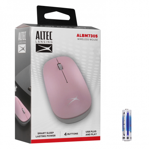 Altec%20Lansing%20ALBM7305,%20Pembe,%202.4GHz,%20USB,%20%201600DPI,%20Kablosuz%20Optik%20Mouse