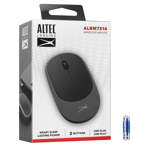 Altec%20Lansing%20ALBM7314,%20Gri-Siyah,%202.4GHz%20USB,%20%201200DPI,%20Kablosuz%20Optik%20Mouse