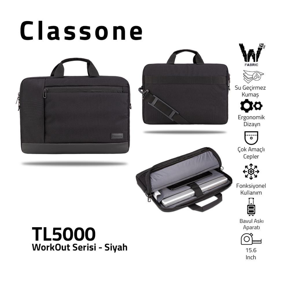 Classone%20TL5000-Wl600%20Wtxpro%20Su%20Geçirmez%20Kumaş%2015.6%20Inç%20Uyumlu%20Notebook%20,laptop%20El%20Çantası+WL600%20Kablosuz%20Mouse