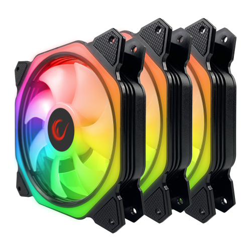 Rampage%20COOLWIND%20F1,%2038CFM,%201200RPM,%203x12cm%20ARGB%20Fan,%20Kontrolcü%20Hub%20+%20Kumandalı%206Pin%20Siyah%20Kasa%20Fan%20Kiti