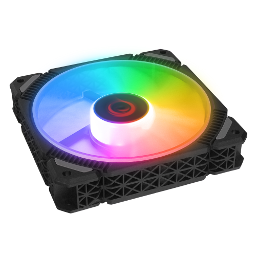 Rampage%20CROSS%20F20,%2038CFM,%201200RPM,%2012cm,%20Rainbow,%203P+4P%20Molex%20Soketli,%20Siyah%20Kasa%20Fanı