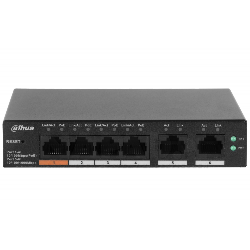 DAHUA%20CS4006-4ET-60,%204%20Port,%20Megabit,%204%20Port%20PoE,%2060W,%20+%202%20Port%20Uplink,%20Cloud%20Yönetilebilir,%20Switch