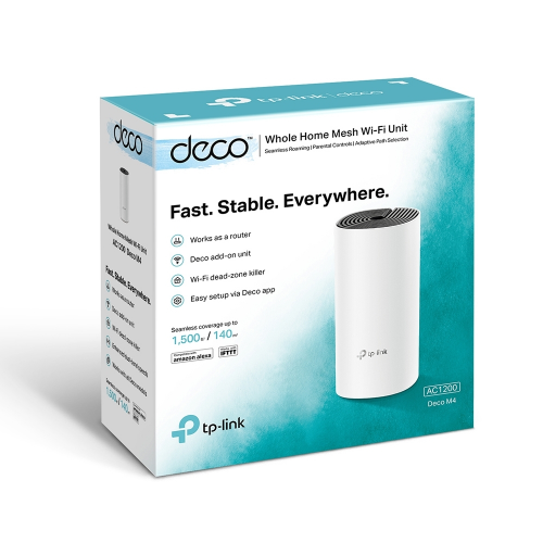 TP-LINK%20DECO-M4,%20AC1200,%20Tekli%20Mesh,%20300-867Mbps,%20Dual%20Band,%202Port%20Gigabit%20Lan,%20110m2%20kapsama%20Alanı,%20Router,%20Geniş%20Alan%20İnternet%20Ağı%20Sağlayıcısı