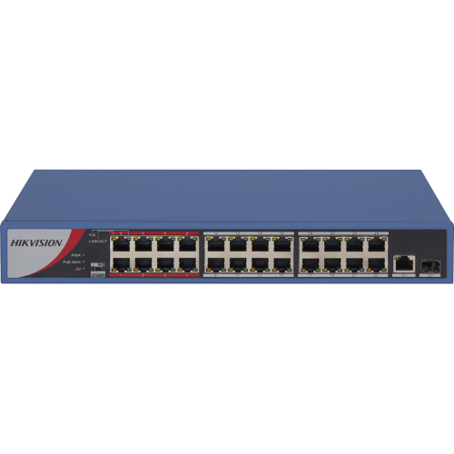 HIKVISION%20DS-3E0326P-E/M(B),%2026%20Port,%20MegaBit,%2024%20Port%20PoE,%20250W,%20+1%20Port%20GigaBit%20Uplink,%20+1%20Port%20GigaBit%20SFP,%20Yönetilemez,%20Rack%20Mount%20Switch