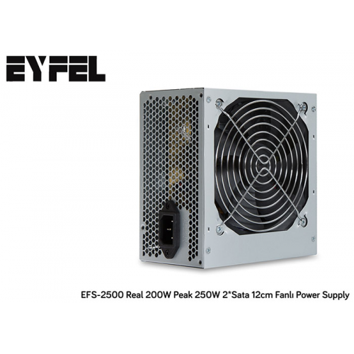 EYFEL%20EFS-2500,%20250W%20Peak,%2012cm%20Fan,%20ATX,%20Power%20Supply%20(PSU)