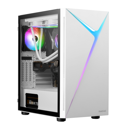 GAMDIAS%20ARGUS%20E4%20Elite%20WH,%20500W,%20Tempered%20Glass,%20ARGB,%20ATX,%20White%20Edition,%20GAMING%20KASA