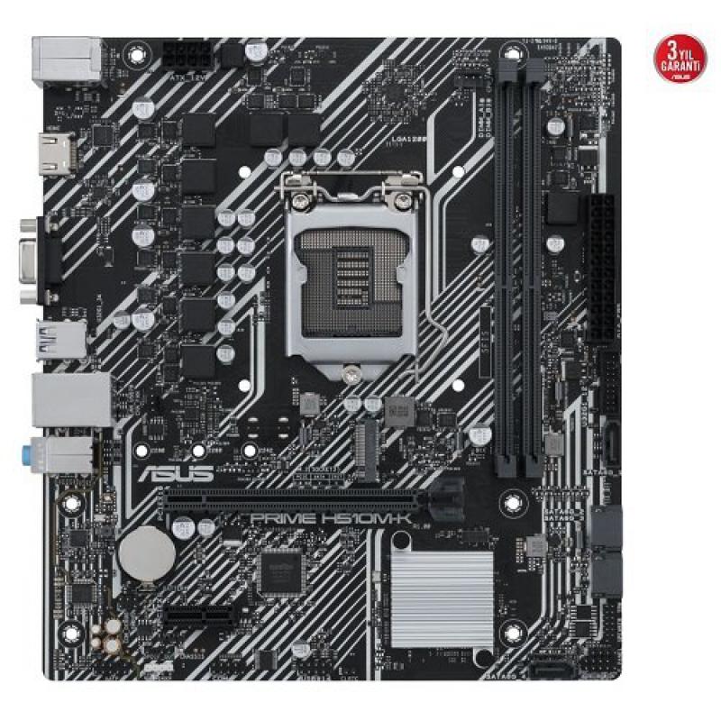 ASUS%20PRIME%20H510M-K,%202xDDR4,%20M.2,%20D-SUB,%20HDMI,%2010-11.Nesil,%20LGA1200%20Soket,%20Anakart