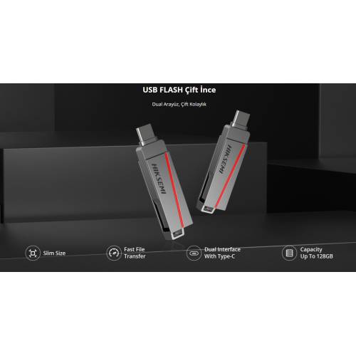 HIKSEMI%20Dual%20Slim,%20HS-USB-E307C,%20128GB,%20USB%203.2,%20Type-C,%20Metal%20Kasa,%20Sağlam%20ve%20İnce%20Gövde,%20Flash%20Disk