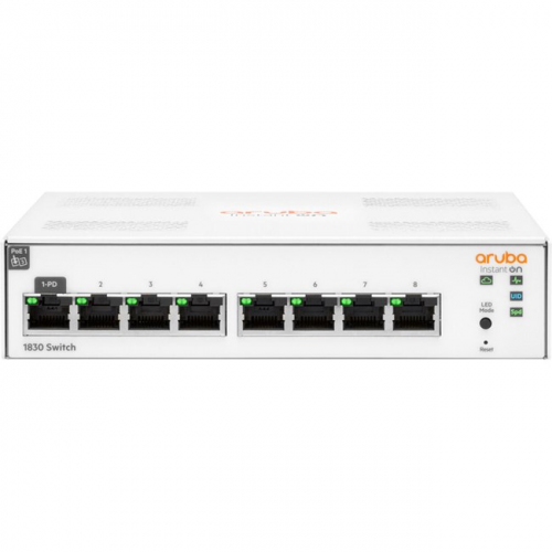 HP%20Aruba%20Instant%20On%20JL810A%201830-8G,%208Port,%20%20GigaBit,%20Yönetliebilir,%20Rack%20Mount%20Switch