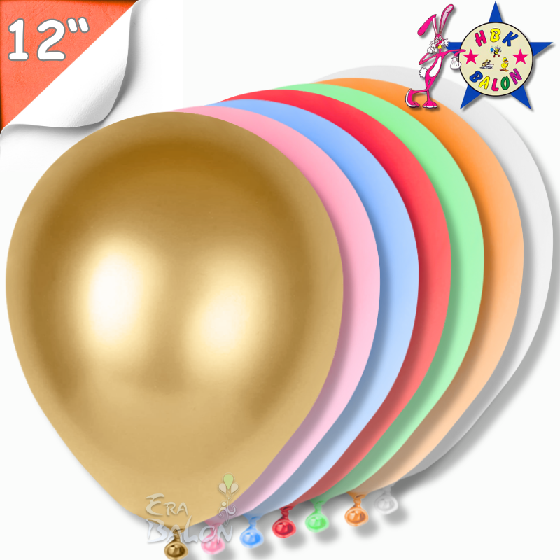 Metalik%2012’’%20Balon%20Hbk%20Karışık%20Renk%20(%201%20Paket-100%20ADET%20)