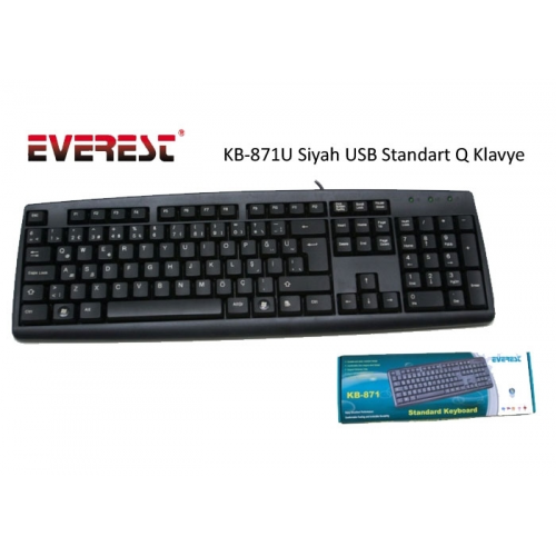 EVEREST%20KB-871U,%20USB%20Kablolu,%20Türkçe%20Q,%20%20Standart%20Klavye%20(Siyah)