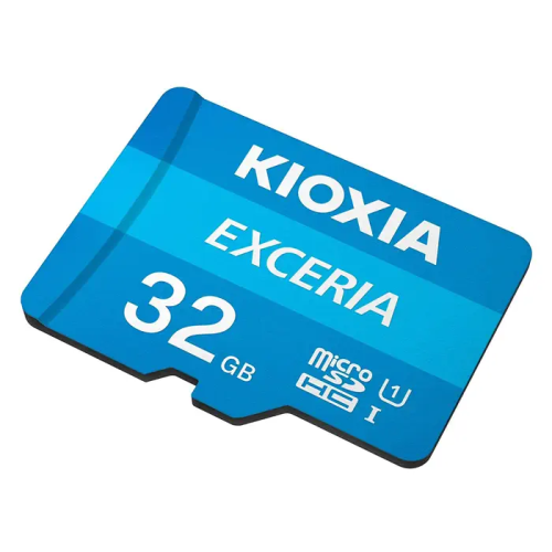 KIOXIA%2032GB%20Exceria,%20UHS-1,%20CL10,%20100Mb/s,%20MicroSD%20Kart%20Bellek%20(SD%20Adaptörlü)