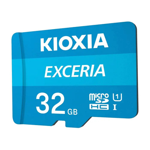 KIOXIA%2032GB%20Exceria,%20UHS-1,%20CL10,%20100Mb/s,%20MicroSD%20Kart%20Bellek%20(SD%20Adaptörlü)