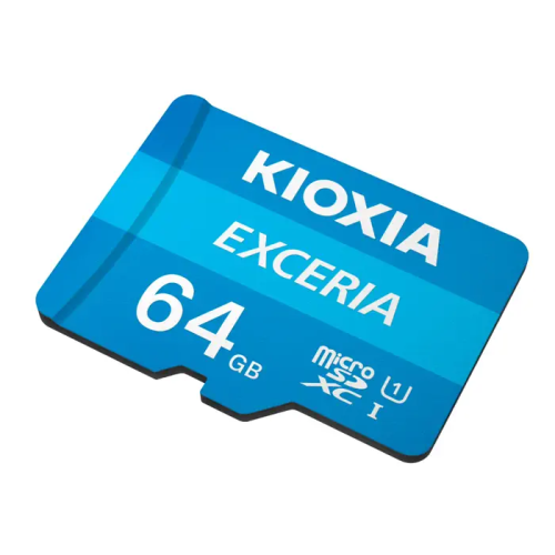 KIOXIA%2064GB%20Exceria,%20UHS-1,%20CL10,%20100Mb/s,%20MicroSD%20Kart%20Bellek%20(SD%20Adaptörlü)