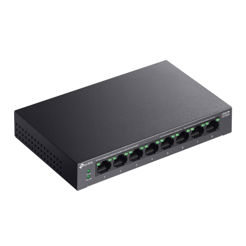 TP-LINK%20LS108GP,%20Green%20Tech,%208%20Port%20GigaBit,%208%20Port%20Poe,%2062W,%20Yönetilemez,%20Metal%20Kasalı%20Switch