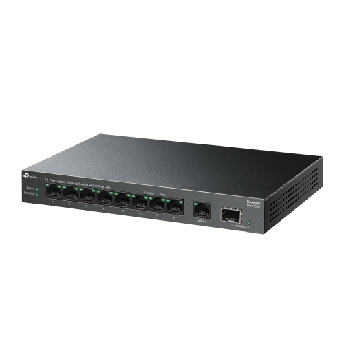 TP-LINK%20LS1210GP,%20Green%20Tech,%2010%20port%20Gigabit,%209%20Port%20POE,%20+1%20Port%20Gigabit%20SFP,%2061W,%20Yönetilemez%20Masaüstü%20Switch