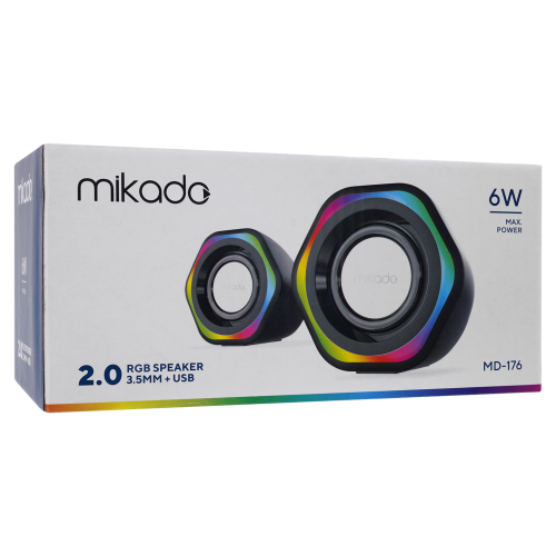 MIKADO%20MD-176,%206W,%201+1,%20Masaüstü,%20RGB%20Aydınlatma,%20USB,%20Siyah%20Kasa,%20Speaker