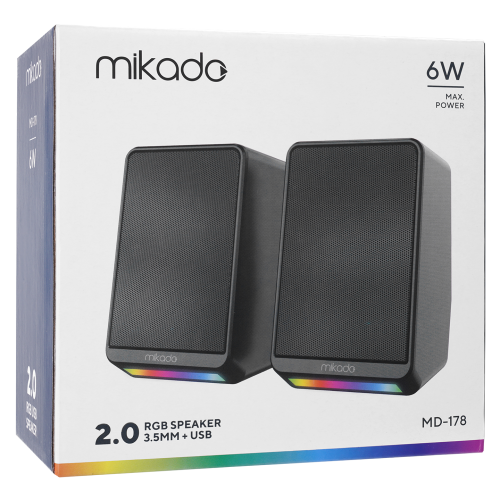 MIKADO%20MD-178,%206W,%201+1,%20Masaüstü,%20RGB%20Aydınlatma,%20USB,%20Siyah%20Kasa,%20Speaker