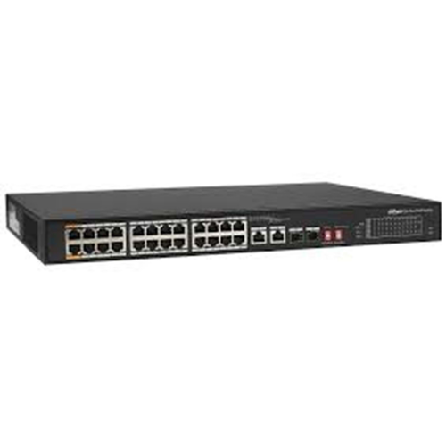 DAHUA%20PFS3226-24ET-240,%2024%20Port,%20MegaBit,%2024%20Port%20PoE,%20240W,%20+2%20Port%20Combo%20SFP,%20%20Rack%20Mount%20Switch