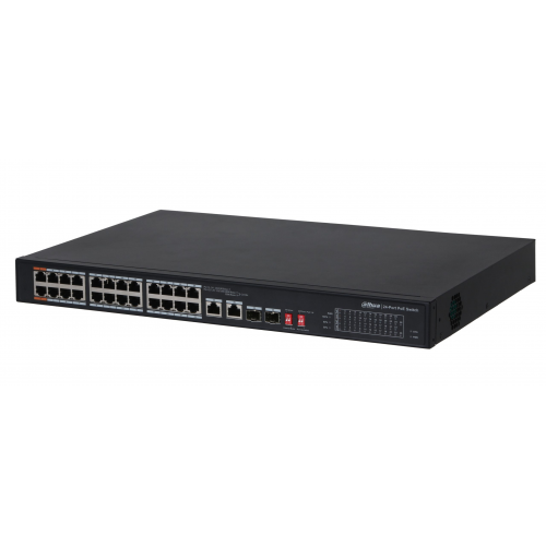 DAHUA%20PFS3226-24ET-240,%2024%20Port,%20MegaBit,%2024%20Port%20PoE,%20240W,%20+2%20Port%20Combo%20SFP,%20%20Rack%20Mount%20Switch