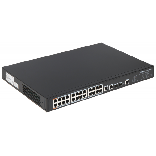 DAHUA%20PFS4226-24ET-360-V3,%2024%20Port,%20MegaBit,%2024%20Port%20PoE,%20360W,%20+2%20Port%20Combo%20SFP,%20+2%20Port%20GigaBit%20Uplink,%20Yönetilebilir,%20Rack%20Mount%20Switch