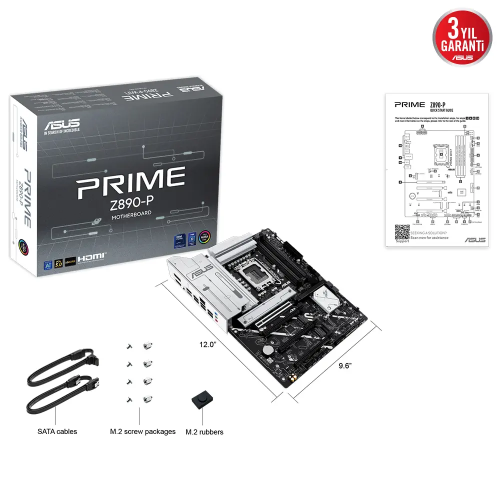 ASUS%20PRIME%20Z890-P,%207600MHz,%204xDDR5%204x%20M.2,%20HDMI,%20DP,%20Type-C,%20Intel%20Core%20Ultra%20CPU(Seri%202),%20LGA1851%20Soket%20Anakart