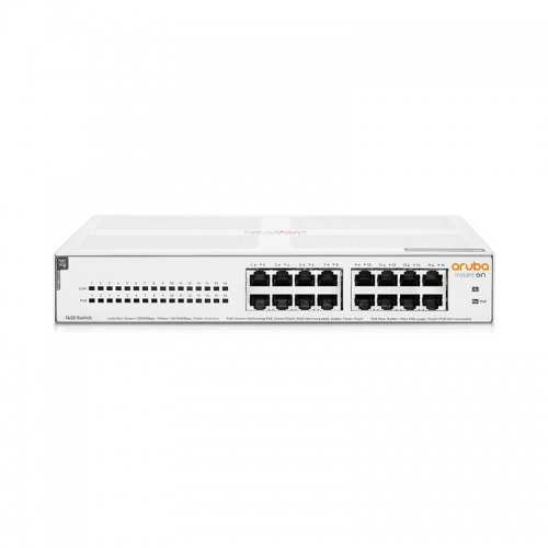 HP%20Aruba%20Instant%20On%20R8R48A%201430-16G,%2016Port,%20GigaBit,%2016%20Port%20Poe,%20Yönetilemez,%20Masaüstü%20Switch