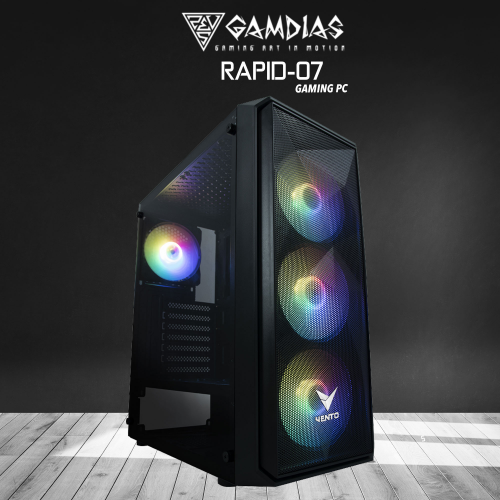 GAMDIAS%20RAPID-07,%20RYZEN%207%203700X,%2016Gb%20Ram,%20500Gb%20NVMe%20SSD,%204Gb%20GDDR5%20R9%20370%20Ekran%20Kartı,%20500W%20Kasa,%20Free%20Dos%20GAMING%20PC