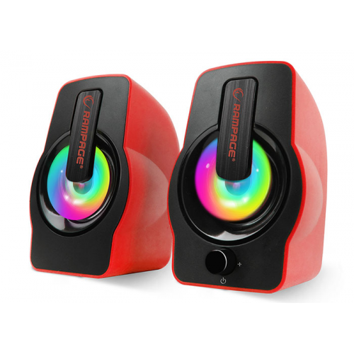 RAMPAGE%20RMS-G7%20FALSETTO,%206W,%201+1,%20Masaüstü,%20RGB%20Aydınlatma,%20USB,%20Kırmızı%20Kasa,%20Speaker