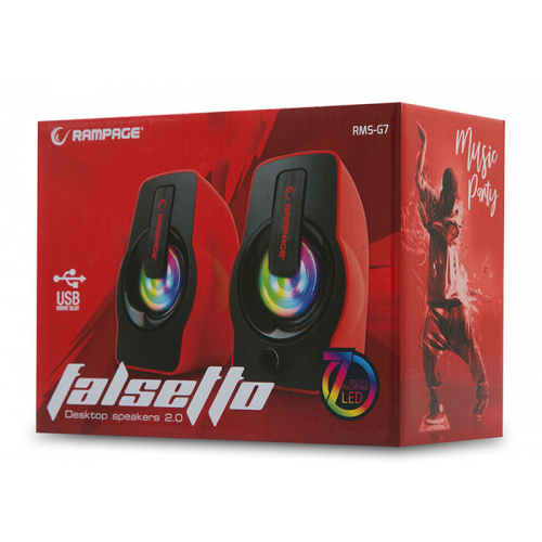 RAMPAGE%20RMS-G7%20FALSETTO,%206W,%201+1,%20Masaüstü,%20RGB%20Aydınlatma,%20USB,%20Kırmızı%20Kasa,%20Speaker