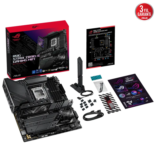 ASUS%20ROG%20STRIX%20Z890-E%20GAMING%20WIFI,%208800MHz,%204xDDR5,%207x%20M.2,%20HDMI,%20DP,%202xThunderbolt,%204xType-C,%20Wi-Fi%207,%20Bluetooth%205.4,%20Intel%20Core%20Ultra%20CPU(Seri%202),%20LGA1851%20Soket,%20Gaming%20Anakart