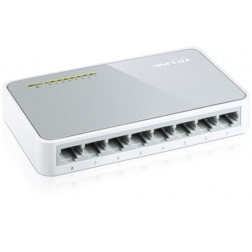 TP-LINK%20TL-SF1008D,%208%20Port,%20Megabit,%20Yönetilemez,%20Masaüstü%20Switch