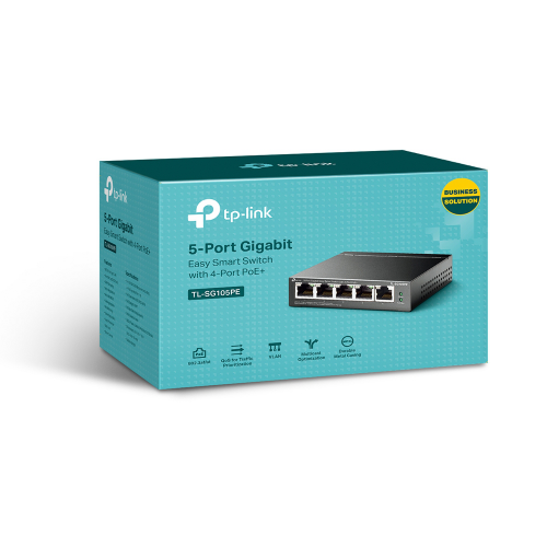 TP-LINK%20TL-SG105PE,%205%20Port,%20GigaBit,%20Metal%20Kasa,%204%20Port%20Poe,%2065W,%20Easy%20Smart,%20Yönetilebilir,%20Masaüstü%20Switch