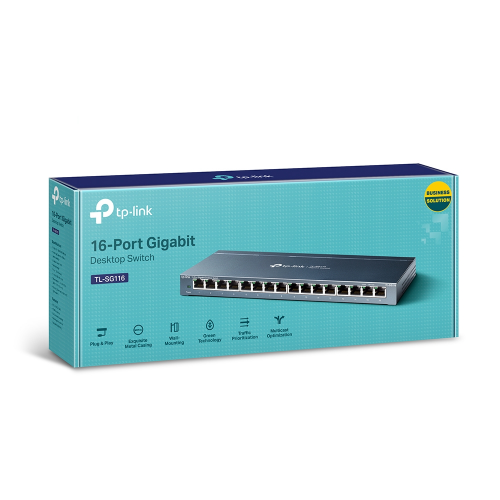 TP-LINK%20TL-SG116(UN)%20V2%2016%20Port%20GigaBit%20Metal%20KasaSwitch