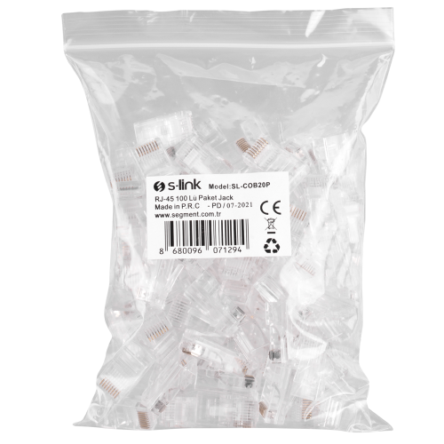 S-LINK%20SL-COB20P,%20RJ45,%20Yeni%20Nesil%20JAC,%20UTP%20(100lü%20PAKET)