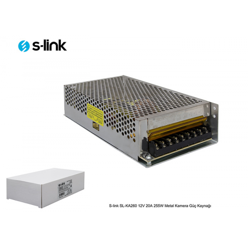 S-LINK%20SL-KA260%2012V%2020A%20Switch%20Mode%20DC%20ADAPTÖR