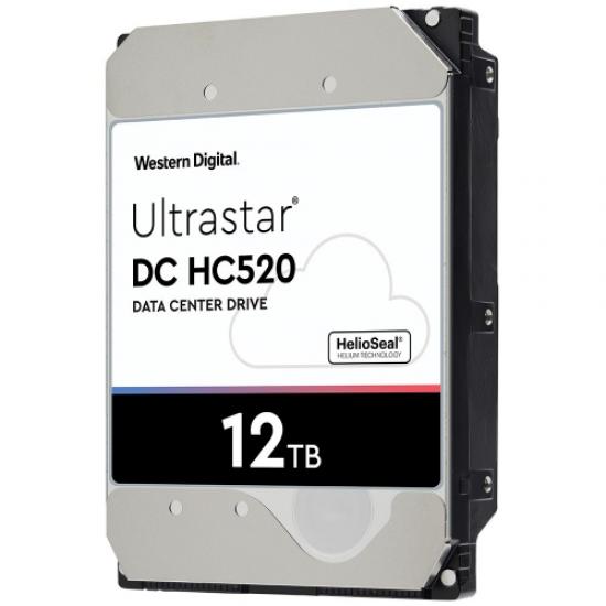 WD ULTRASTAR, HUH721212ALE604, 3.5’’, 12TB, 256Mb, 7200 Rpm, 7/24 Enterprise, DATA CENTER-GÜVENLİK-NAS-SERVER, HDD (DC HC520) (0F30146)