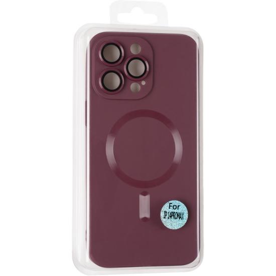 (Mor) iPhone 14 Pro Max - Kılıf Kamera Korumalı Magsafe Wireless Şarj Özellikli
