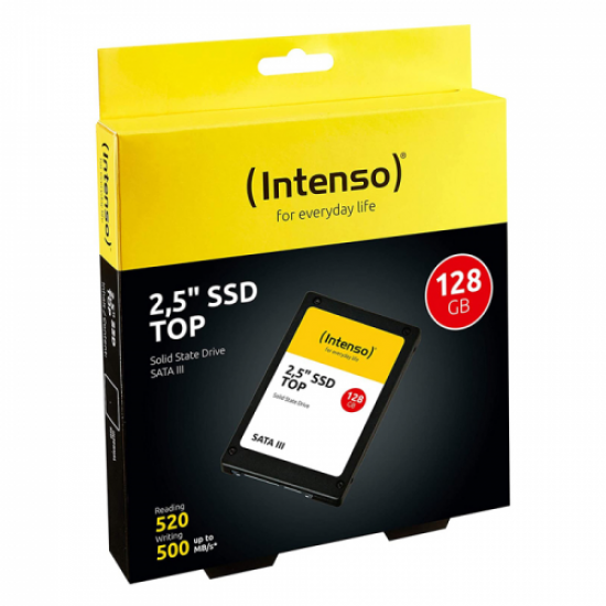 INTENSO 3812430, 128GB, 520-500Mb/s, 2.5’’ SATA3, 3D NAND, SSD