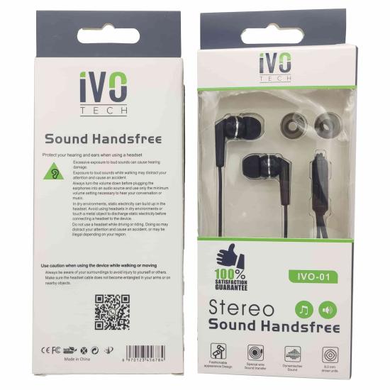 Stereo Earphone Kablolu Kulaklık İvotech  İvo-01