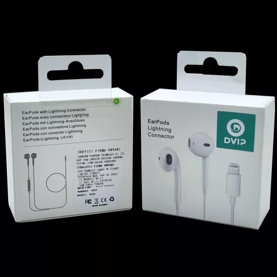 (Tak Çalıştır) 14 Pro Max Earpods iphone Lightning Kablolu Kulaklık Dvip