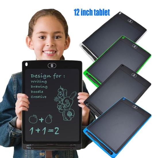 12 inc Grafik Digital Çocuk Yazı Çizim Tableti Lcd Ekranlı + Tablet Kalemli